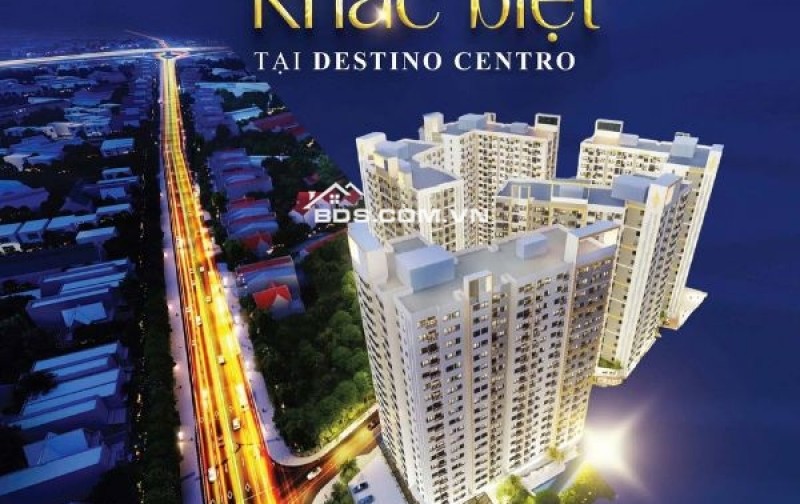 Căn hộ Desstino Centro, mặt tiền Quốc Lộ 1A, thanh toán chỉ 25 triệu/tháng